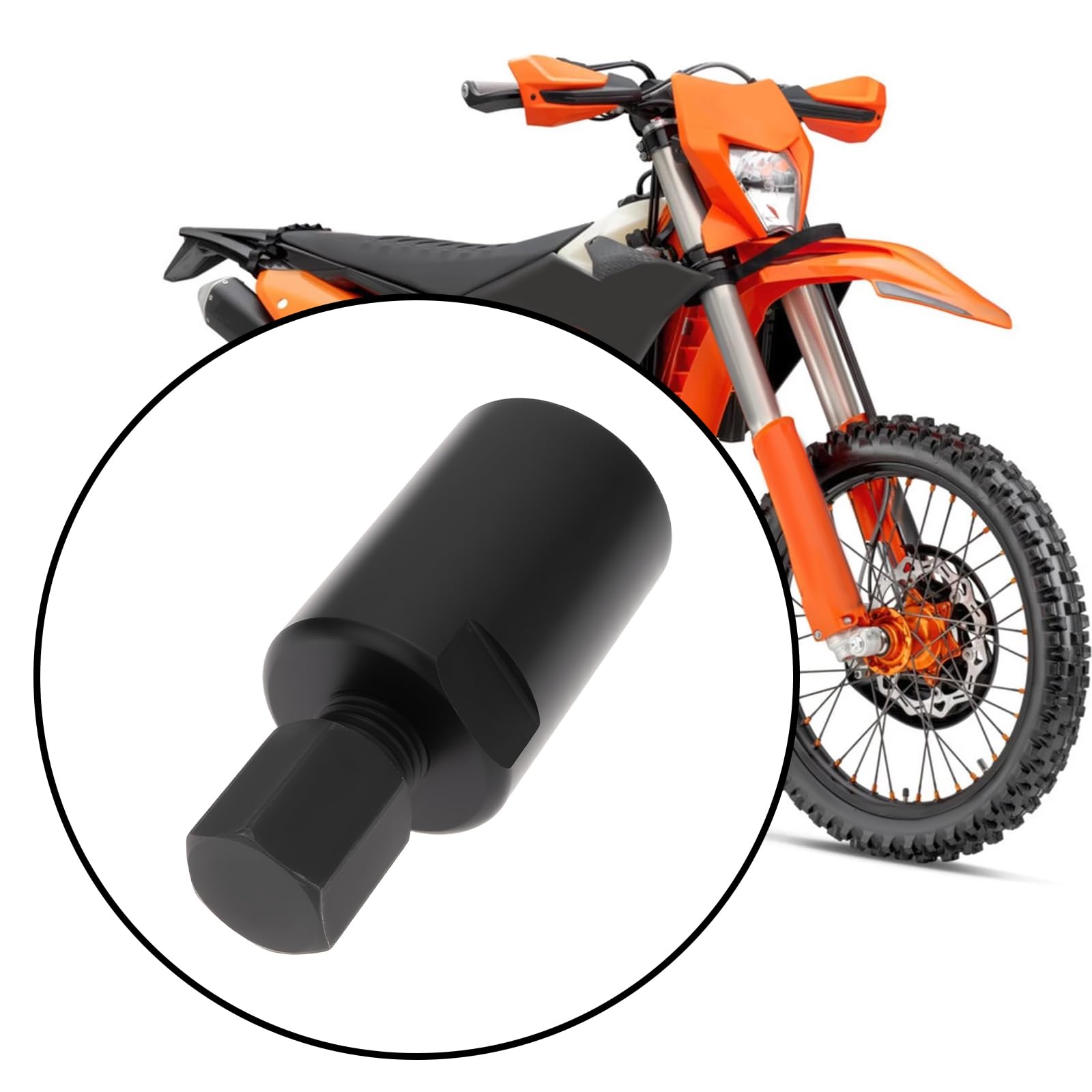 Estrattore Volano M26x1.0 58012009000 Compatibile Con KTM 4T SX-F CF EXC-F 94-11 45,6x32x13mm