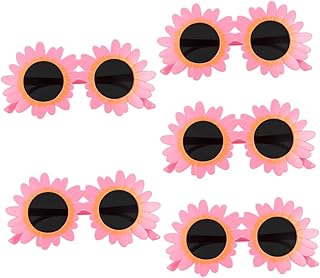 5 Pares De Óculos De Sol Decoração Cupcake Óculos De Sol Menina Decoração Havaiana Óculos De Festa De Aniversário Óculos De Sol Discoteca Óculos De Sol Engraçados Óculos De