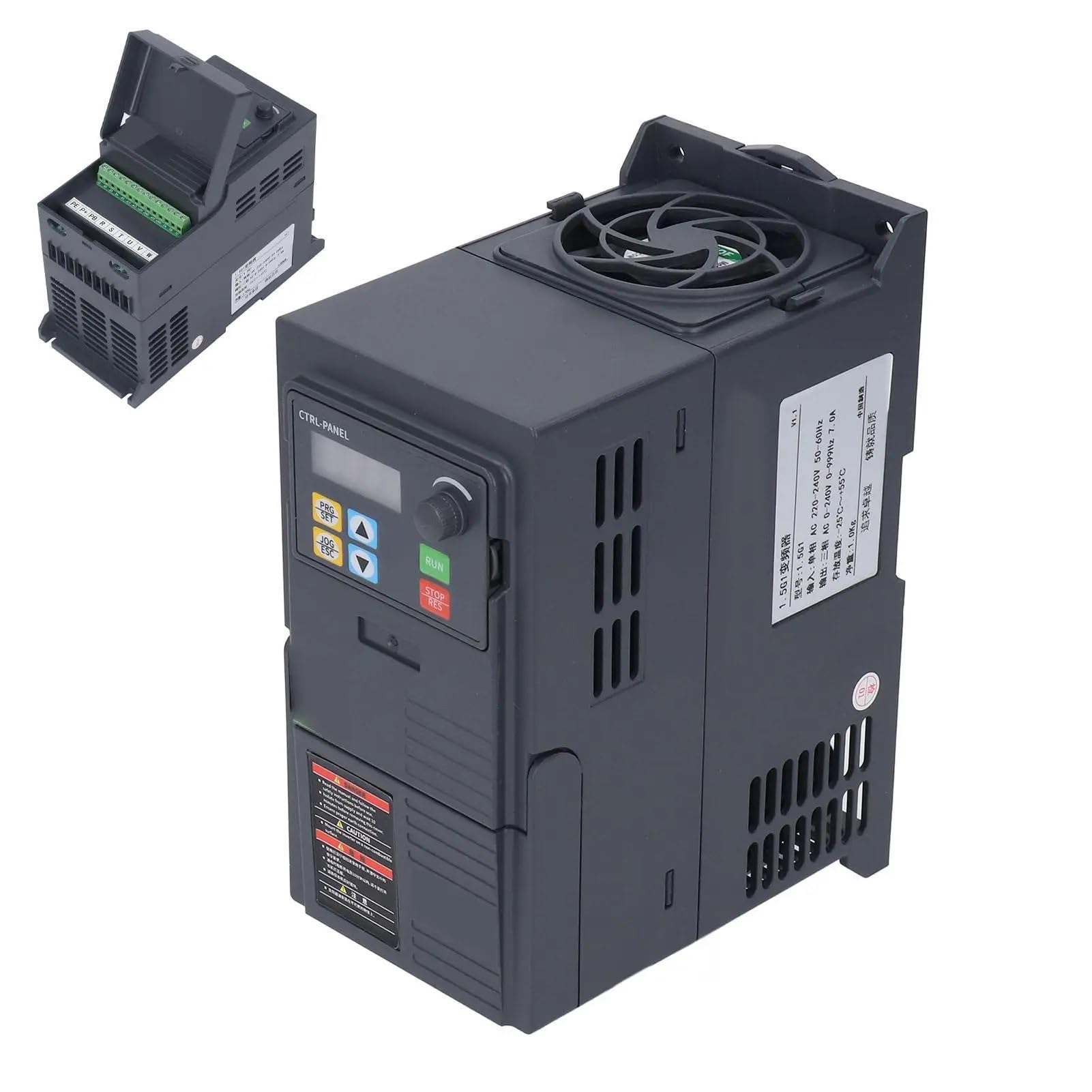 220 V, 380 V, ekonomiczny przetwornica częstotliwości VFD, 1,5/2,2 kW, 3 kW, 4 kW, 5, 7, regulator prędkości silnika (320-2,2 kW, 1ph220v-3ph220v)