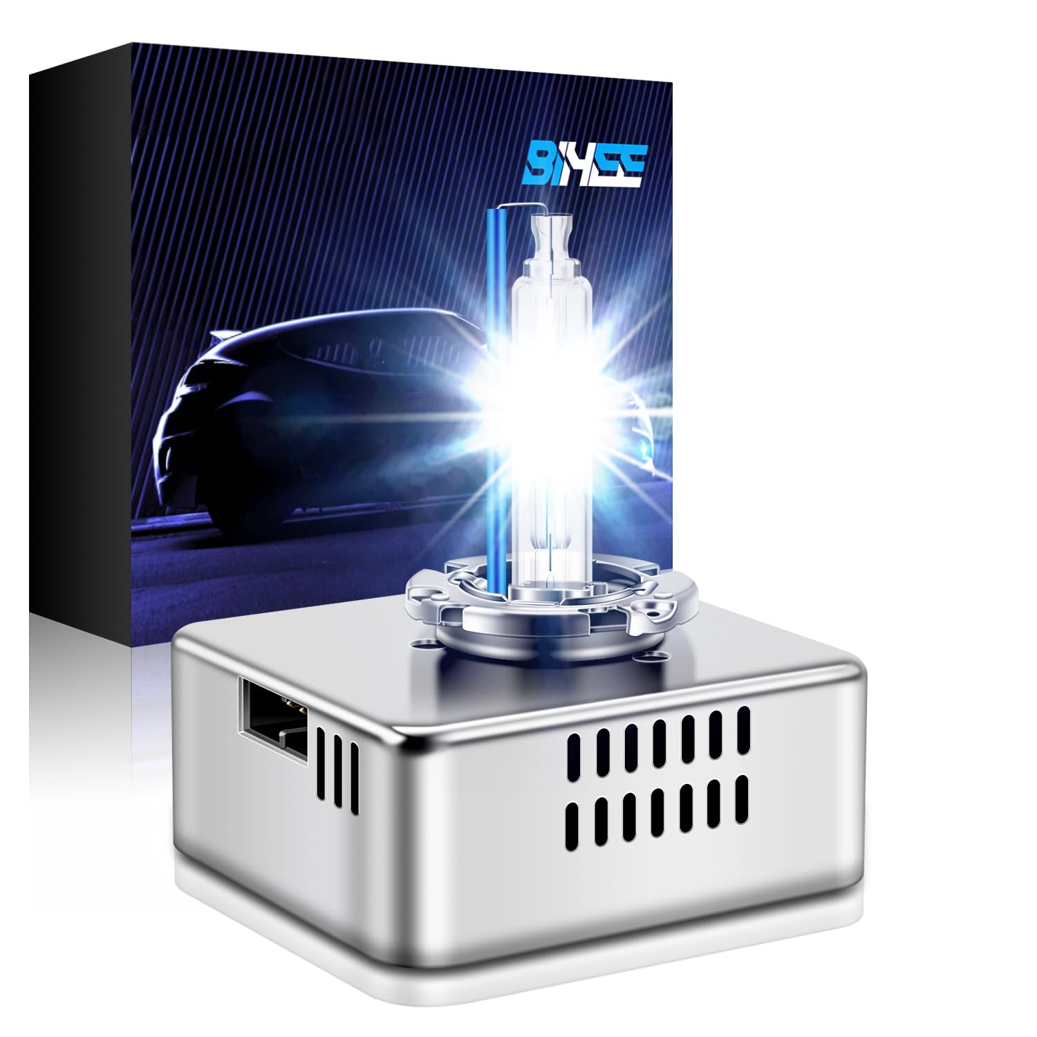 Ampoules Xenon D5S 8000K Xénon HID Ampoules Voiture Bleu Glacier 12V 35W Remplacer HID Kit de Conversion, 1 Lampes