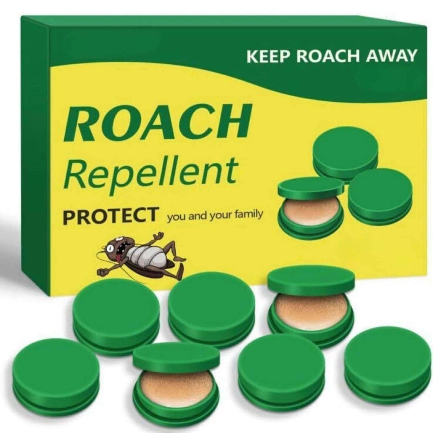 Cockroach Killer for Kitchens, Bathrooms, and Cabinets, Eco-Friendly Home Remedy for Indoor -outdoor Cockroach Bait,Anti Roach (18)