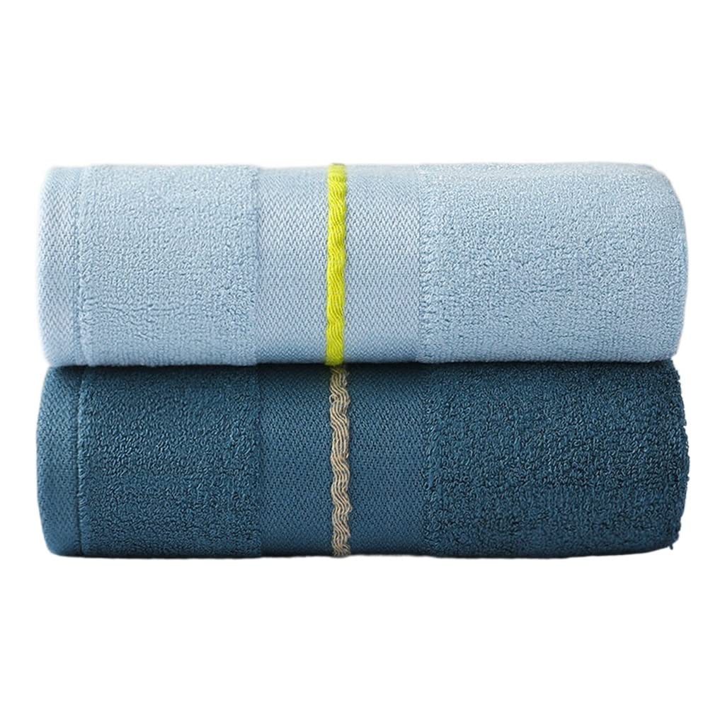 Serviette de bain et visage épaisse lot de 2 absorbante