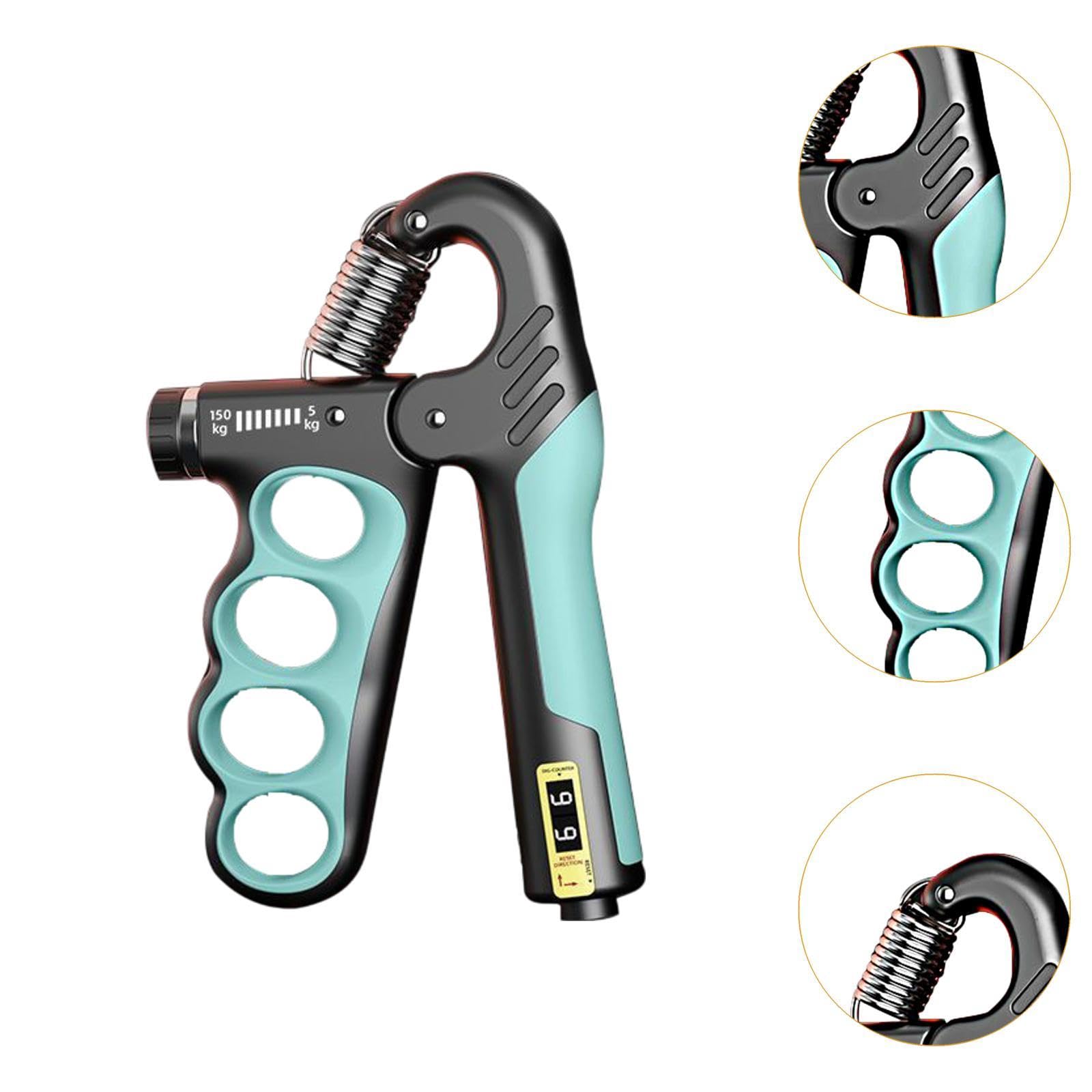 Harayaa Renforceur De Poignée – Résistance Réglable 5-150 Kg, Compteur électronique, Acier Carbone, Compact, Pour Avant-bras