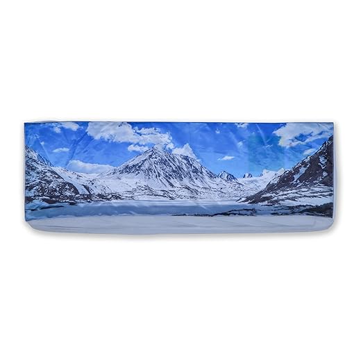 A.D.FRESH Waterproof AC Cover for Split 2 ton Capacity Only Indoor Unit, Printed Ac Cover for Indoor Split, Ac air conditioner cover (Multi_2 Ton_(41x12.5x9 in)_2002)