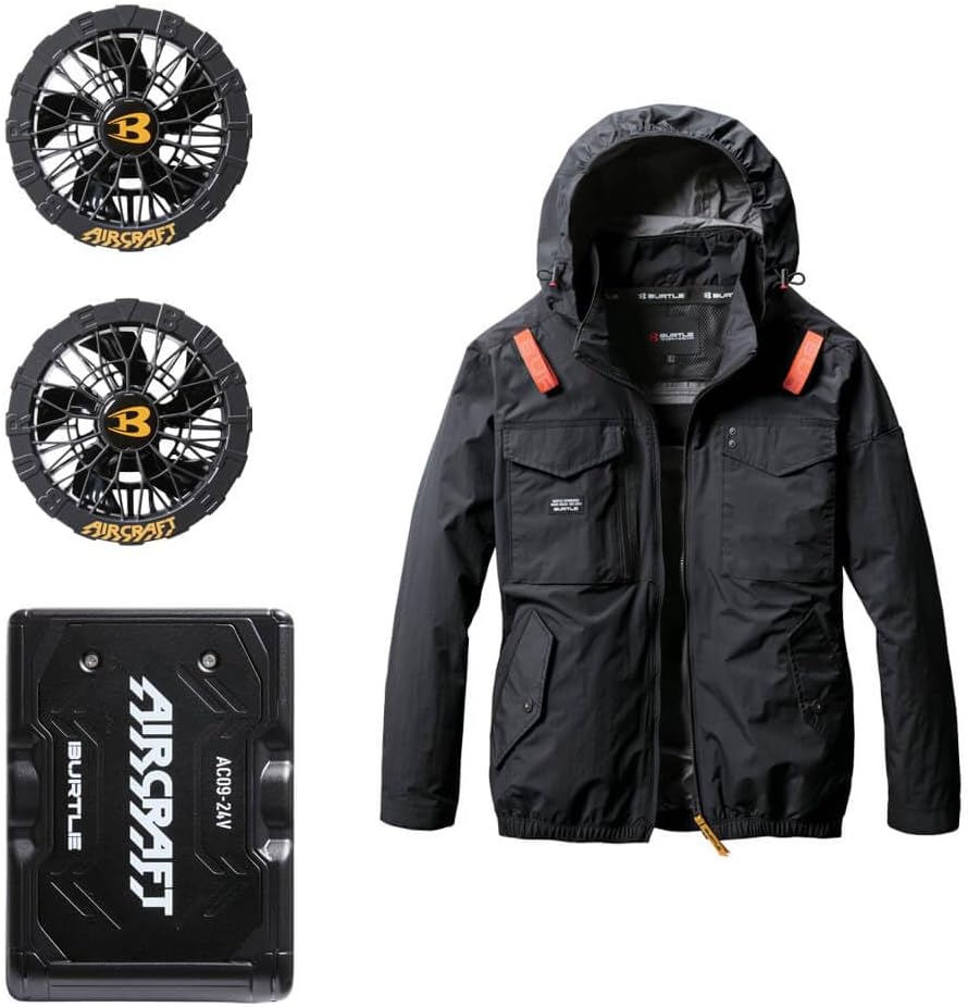 バートル 空調服 半袖 通常ファン AC1156＋24Vバッテリー AC09＋ファン