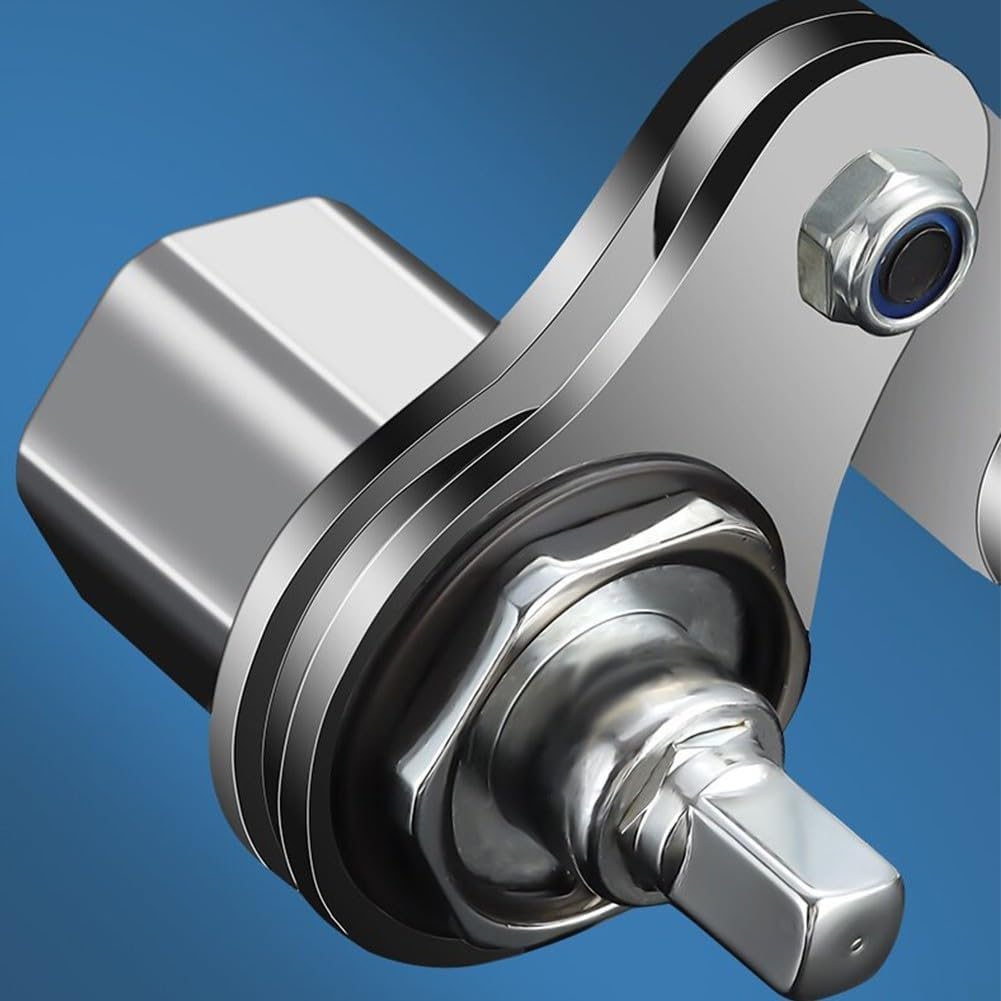 Llave dinamométrica de 12 pulgadas con diseño de fácil agarre, perfecta para quitar tuercas de llanta de coche y camión con alta salida de par