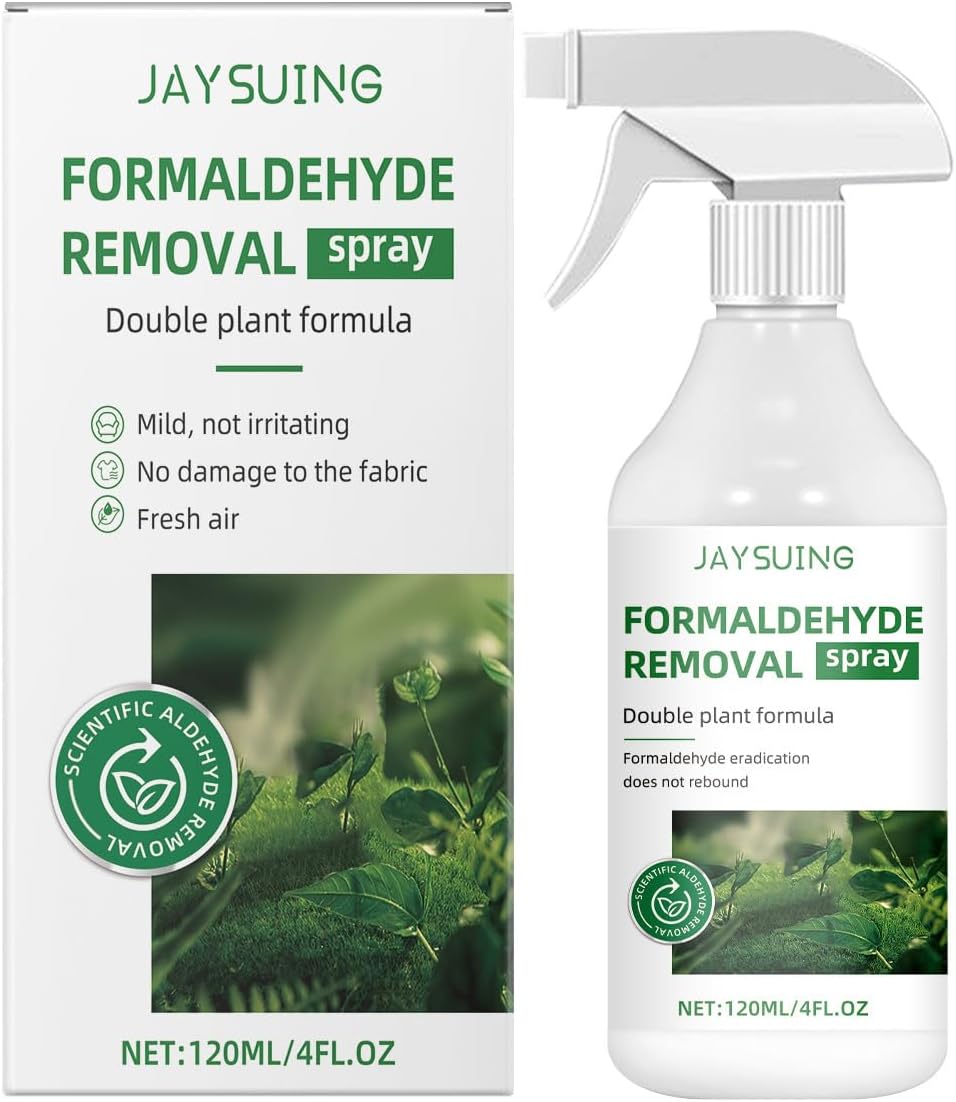Azonee Formaldehyde Removal Spray, Household New House Office Decoration Removal Odor Purification for Kitchen Car Toilet Bathroom Air Strong Purification Filtration Benzene Ammonia Tvoc Etc (120ML)