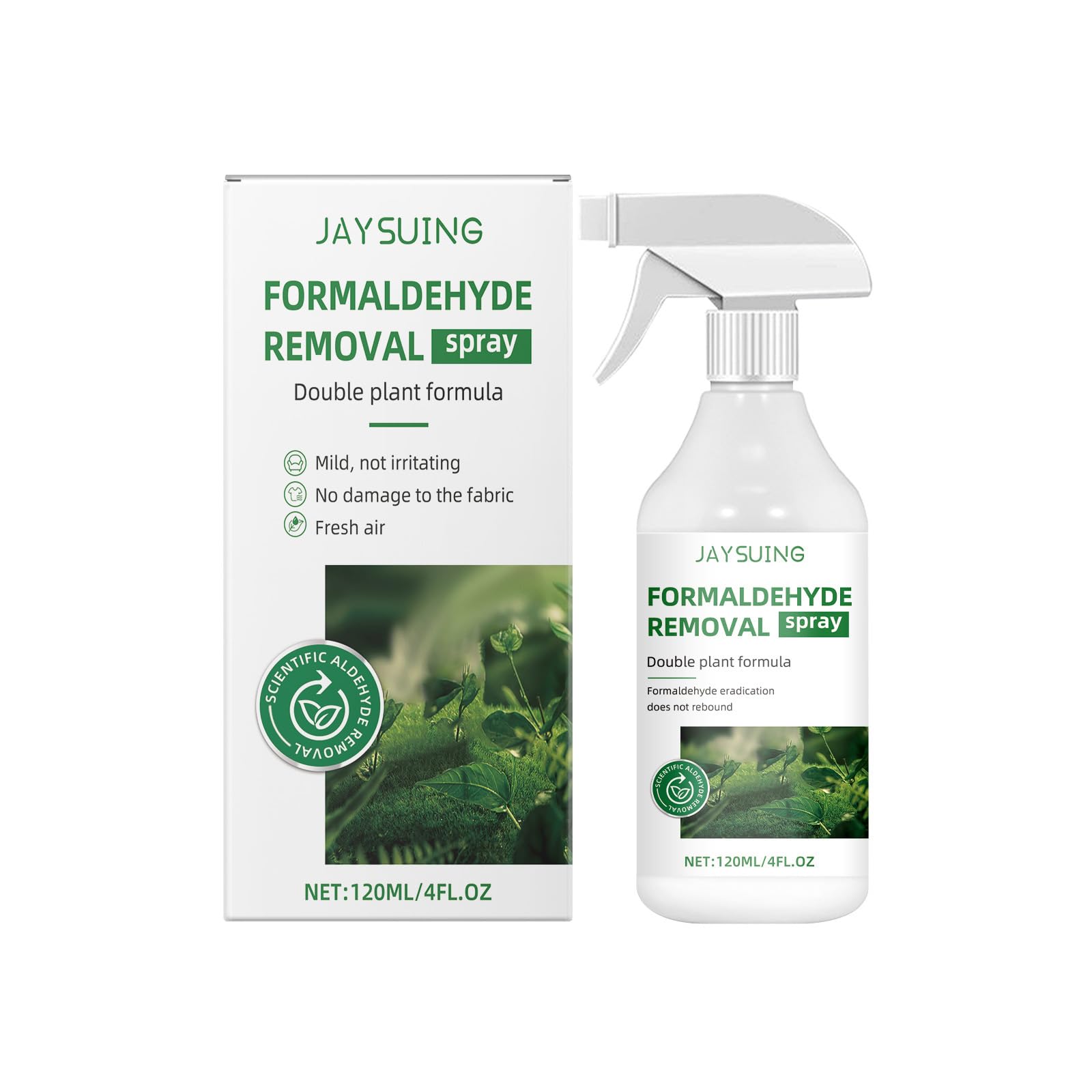 Azonee Formaldehyde Removal Spray, Household New House Office Decoration Removal Odor Purification for Kitchen Car Toilet Bathroom Air Strong Purification Filtration Benzene Ammonia Tvoc Etc (120ML)