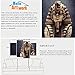 iHAPPYWALL 4 Panel Portrait Ancient Egyptian Pharaoh King Canvas Wall Art Vintage Ancient Egypt The Figure Picture Painting Print On Canvas Ready To Hang