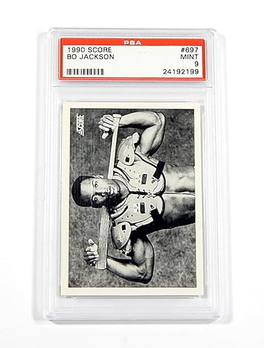 1990 Score Bo Jackson #697 Baseball Card – Graded PSA
