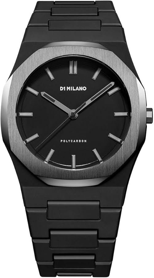 D1 MILANO腕時計ネイビーブルーPOLYCARBONモノクロム