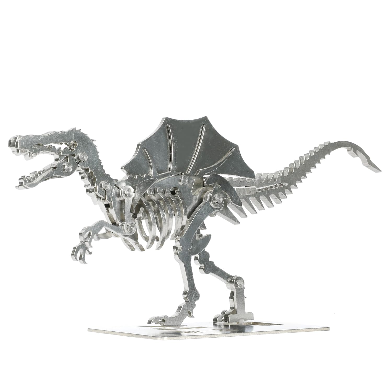 Kolotesame Spinosaurus 3D Metal Puzzle Wolf Model for Adults, DIY Dinosuar Skeleton Building Kit, Immersive Creative Puzzle Mwodel for Men or 3D Building Enthusiasts Gift