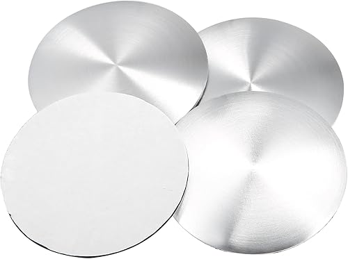 Miniatura 5 de X AUTOHAUX 4 unidades, 2.559 in, tono plateado, universal, para rueda central, emblema, calcomanía