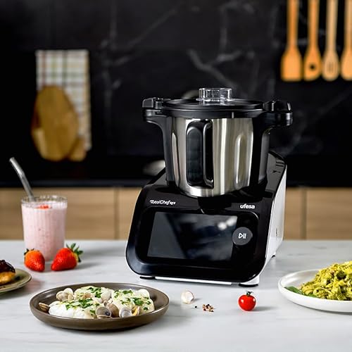 Ufesa Totalchef RK6 Robot Da Cucina Multifunzione Intelligente, Display Digitale 7”, Wifi, 30 Funzioni, Caraffa In Acciaio Inox, 3,5 L, Bilancia Integrata, 15 Programmi, Accessori - 7