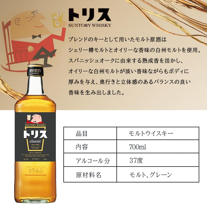 Amazon.co.jp: トリス 名入れ クラシック ブレンデッドウイスキー | お