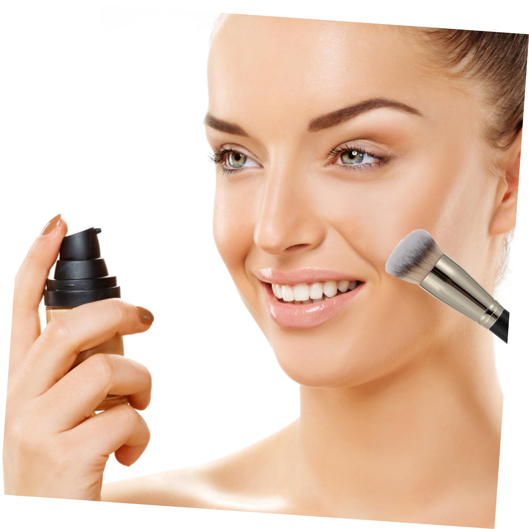 FOYTOKI Multi-use Makeup Brush Set Cream Blush Brush for Face Makeup Foundation Non-shedding Comfortable