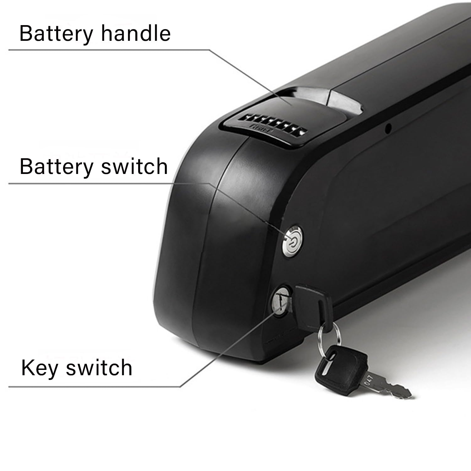 Batterie EBike 36v15Ah, 48V 10,4Ah/12Ah pour 36V48V 250W 500W avec BMS et Chargeur