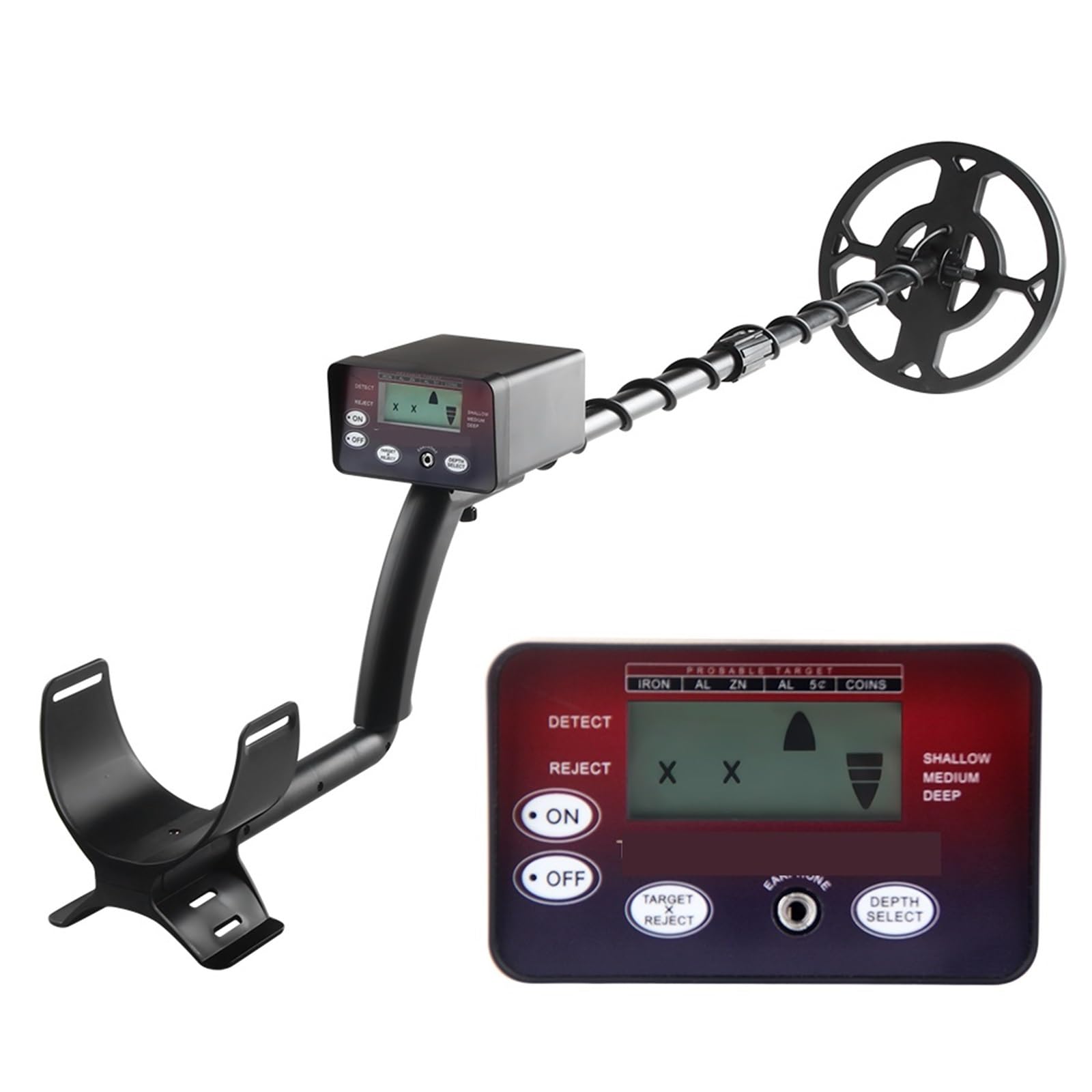 JVDDI Underground Metal Detector Portable Treasure Hunter Outdoor Circuit Metal High Sensitivity IP68 Waterproof Gold Detector