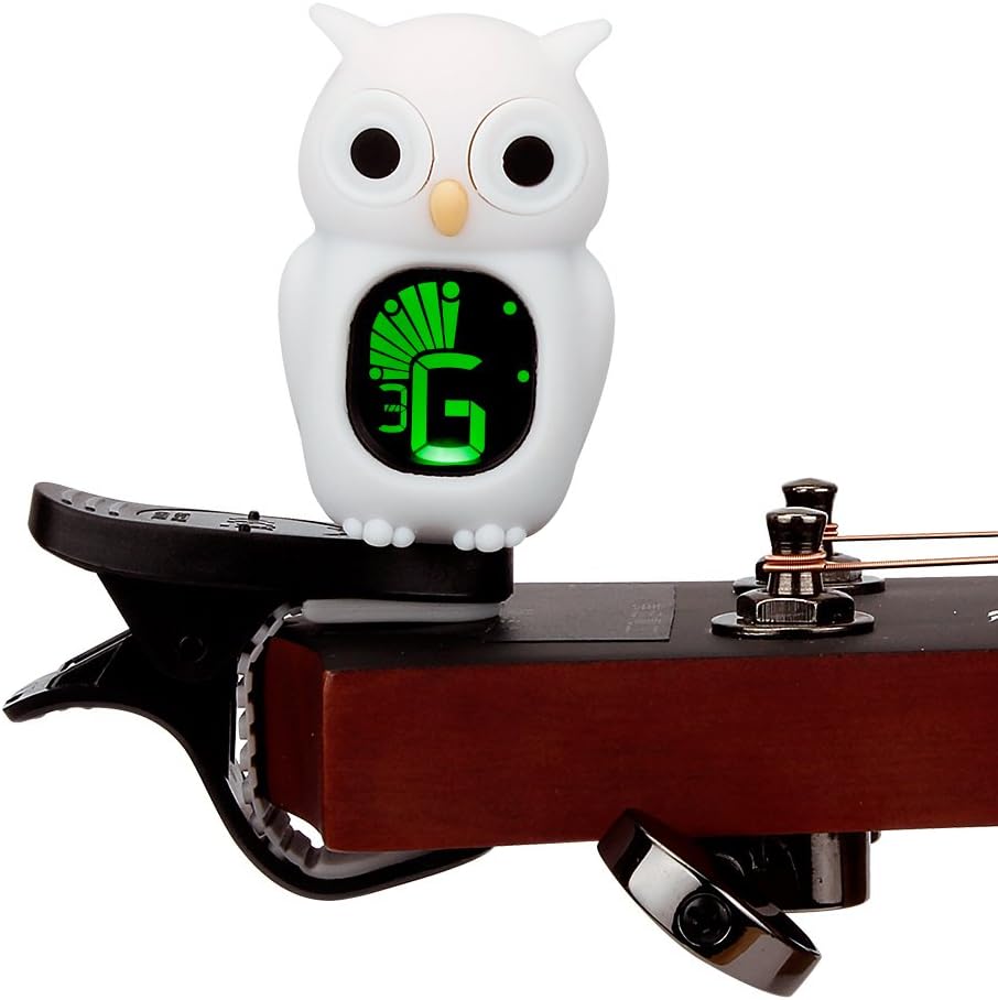 Cute Cartoon Viola Violin Tuner, White