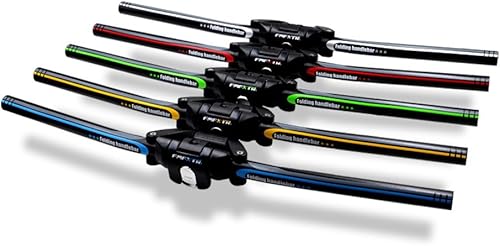 Miniatura 9 de UPANBIKE Manillar plegable de la bici de la aleación de aluminio del manillar de la vespa de liberación rápida barra plegable 1.252 in1.000 in