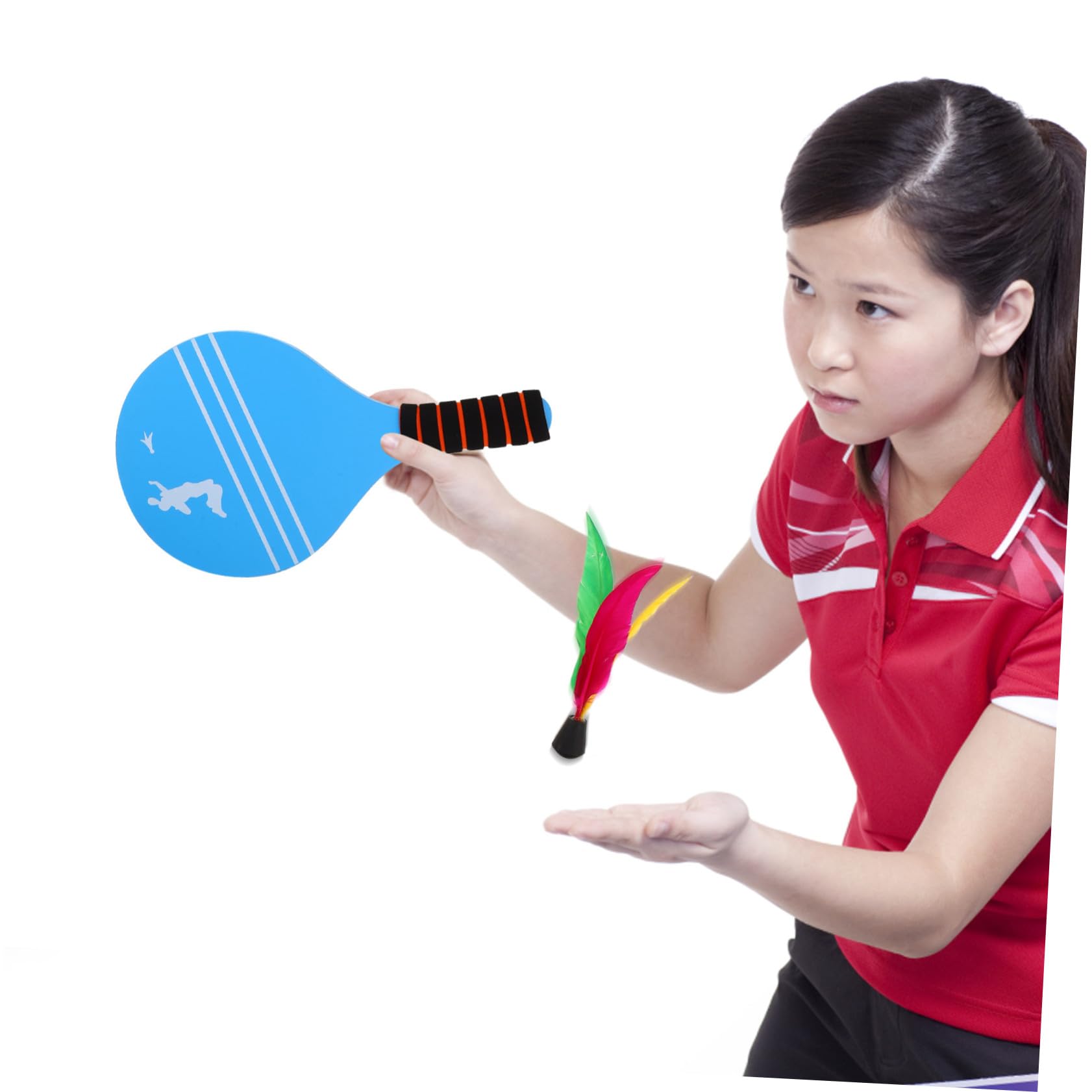 Paddle Ball Beach per Adulti Racchette Badminton Resistenti per Indoor e Outdoor Kit Sportivo Versatile con Shuttlecock e Pallina per Famiglia e Ragazzi