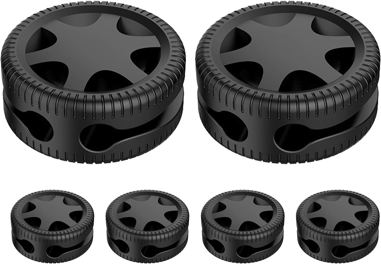 Cable Management Clips, – high-Performance 6 Pieces Adhesive Silicone, Desk Holder Study Room, Nightstand Dorm Apartment Phone Tablet | Study Room Nightstand Dorm Apartment Phone Tablet