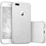 iPhone 7 Plus Case, ESR iPhone 7 Plus Makeup Series Back Cover Shinning Protective Bumper Bling Glitter Case for 5.5 inches iPhone 7 Plus(Silver)