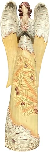 14inch Angel Figurines, Angel Statues for Home Decor, Exquisitely Carved Angel Collectibles, Beautiful Angel Statues and Collectibles, Resin Angel