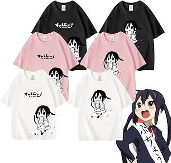 Amazon.co.jp: WRTY けいおん！tシャツ 半袖 中野 梓 コスプレ衣装