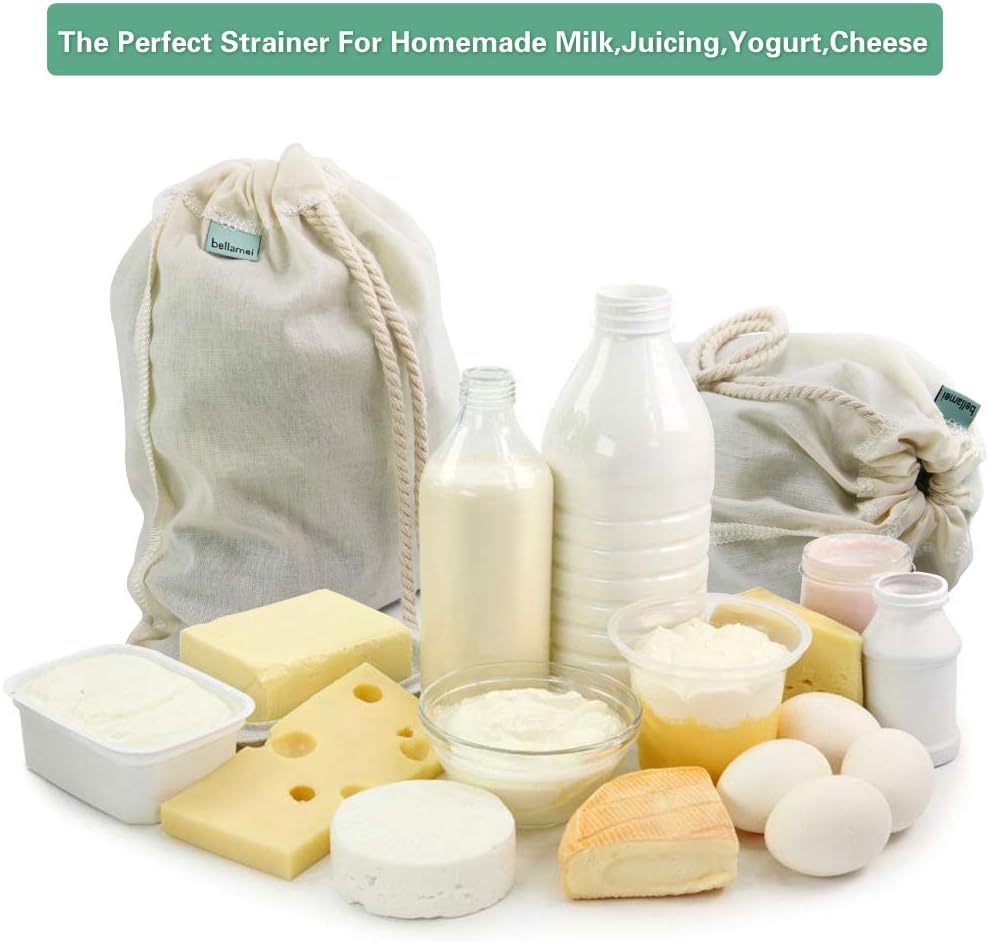 "Organic Cotton Nut Milk Bags, 2 Pack" - Image 10