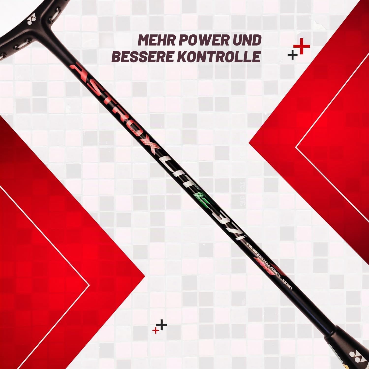 YONEX I-Serie Badmintonschläger 5U G4 | Graphit Badmintonschläger für Fortgeschrittene | 13,6 kg Spannung | Astrox Lite 37i, 43i, 45i Voltric Lite 35i, 40i, 47i Entwickelt in Japan