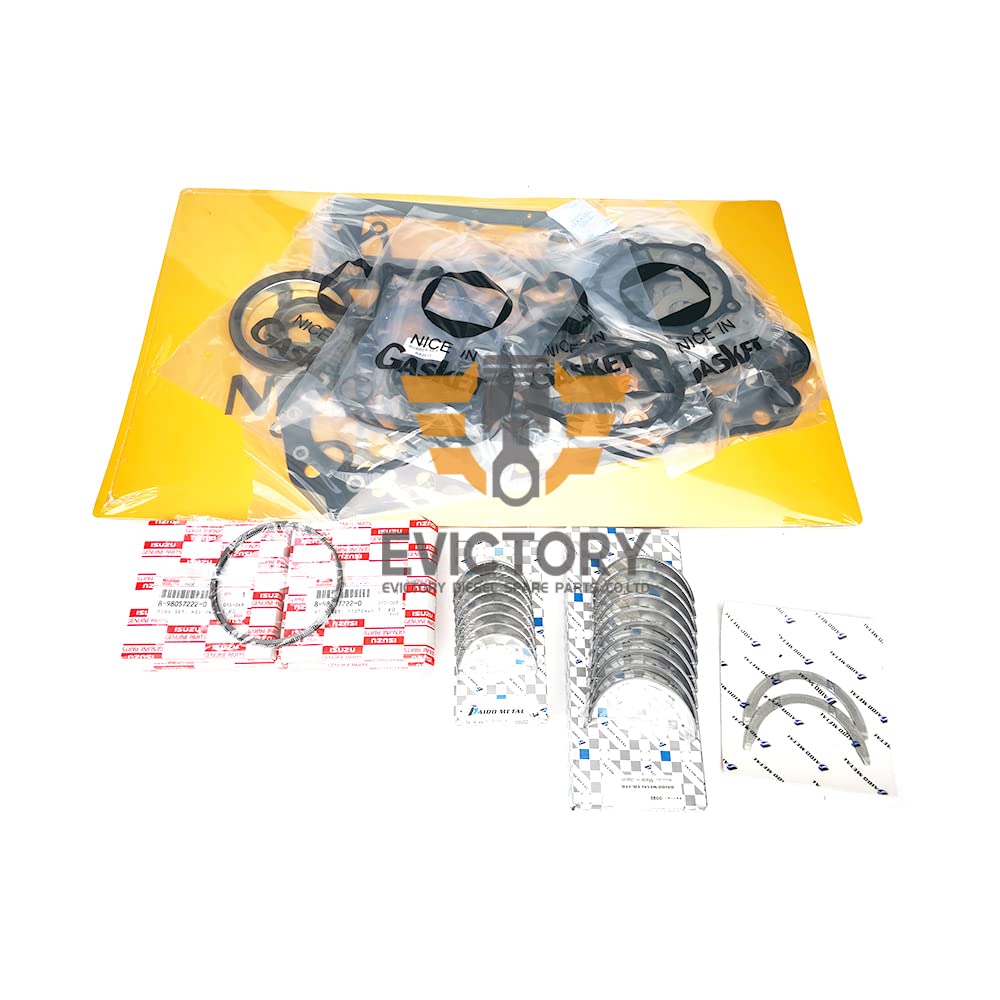 Segment de piston ISUZU 4JJ1 de haute précision avec joints - 5