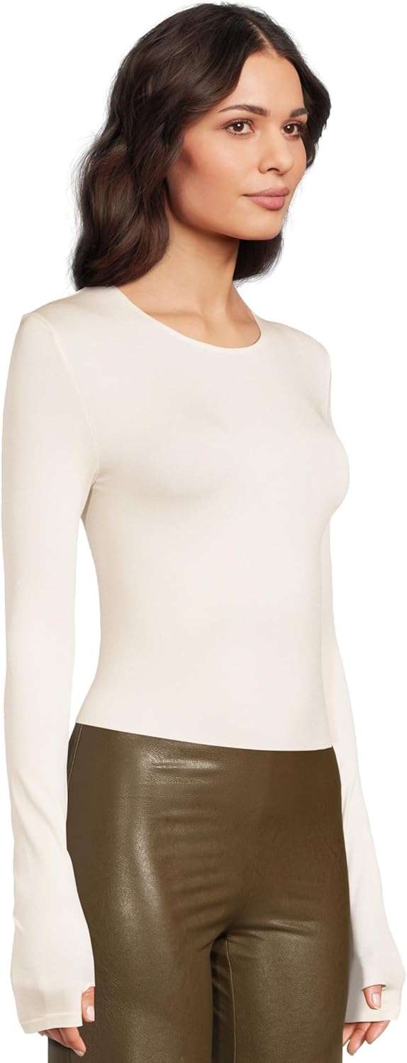 commando womens Prima Ballet Long Sleeve Bodysuit W/Thumbholes - Image 2