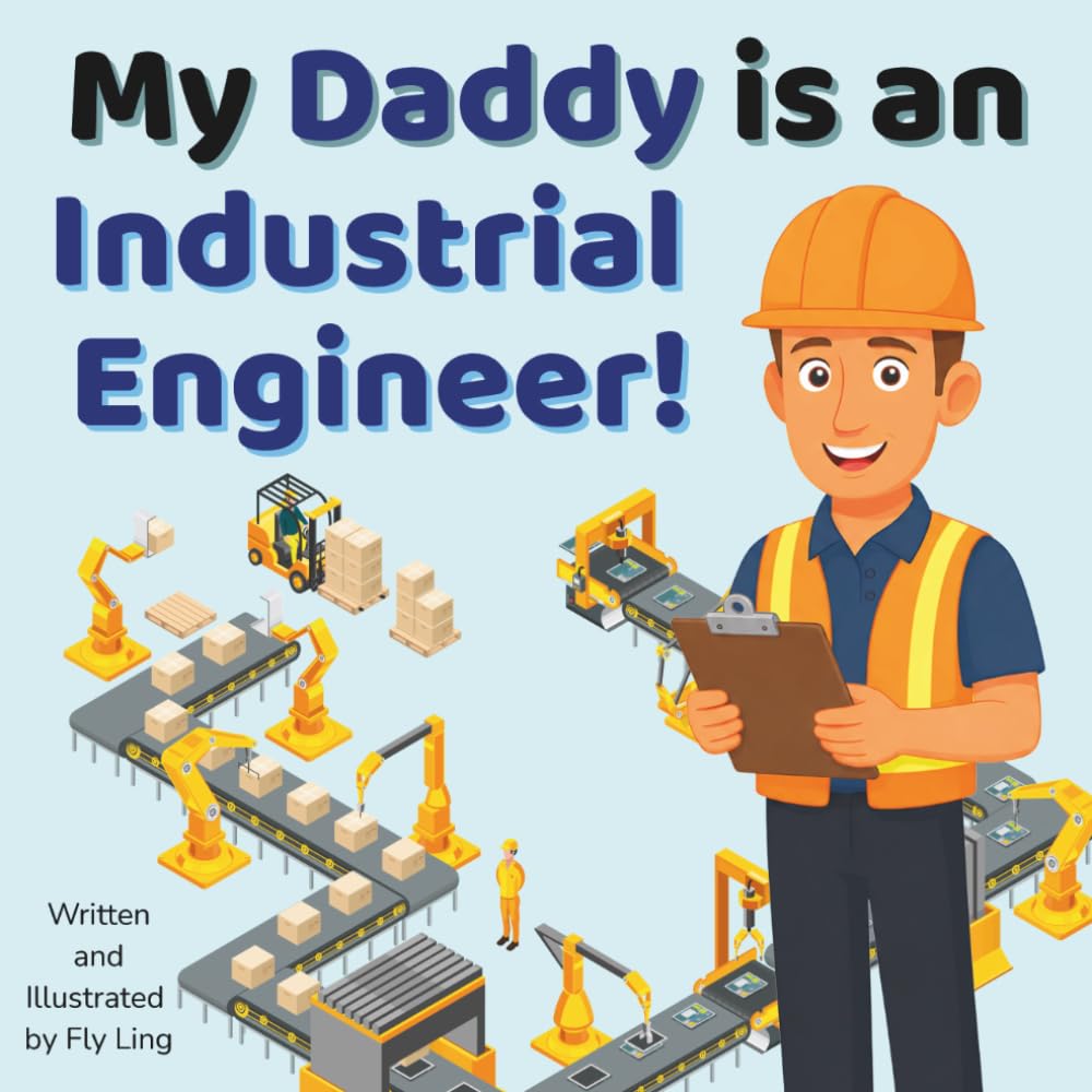 My Daddy is an Industrial Engineer!: A STEM Career Picture Book About Engineering and Workflows (The Flyling Lab: Engineering (Careers for Kids Ages 2-6))
