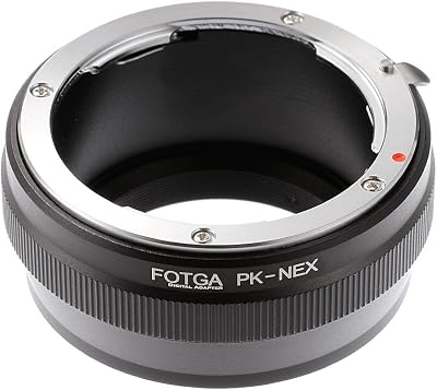 Fotga Adapter Ring for Pentax PK K Lens to Sony E-Mount Camera NEX-5R 5T 3 NEX-6 NEX-7 a7 a7S a7R a7II a7SII a7RII a6500 a6300 a6000 a5100 a5000 a3000 NEX-FS700 VG10 VG20 VG30 VG900 PXW-FS7