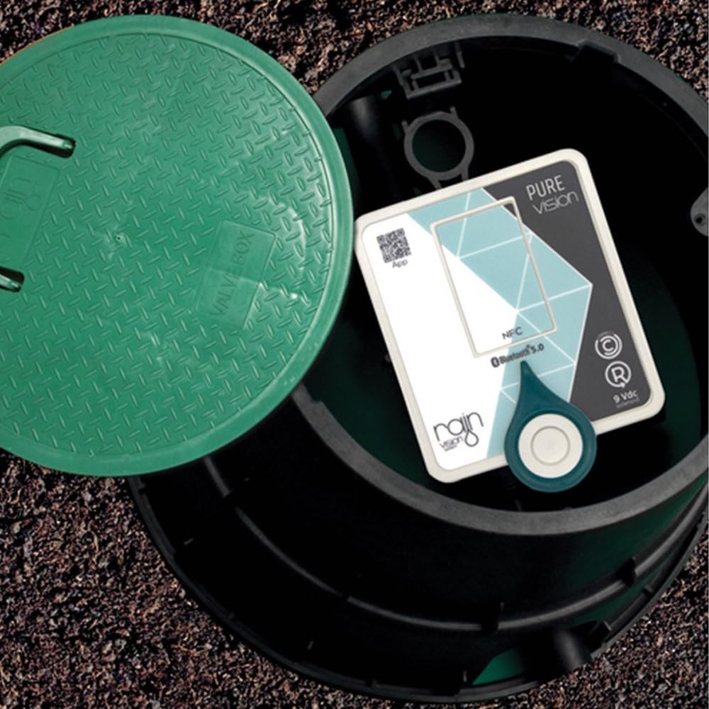GNCGarden Programmatore Rain Pure Vision Bluetooth 1 Zona | Programmatore a Batterie | Timer irrigazione 1 stazione irrigazione automatica