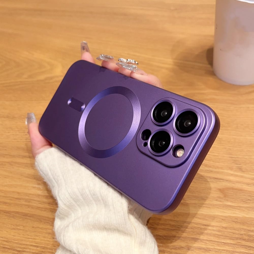 Coque de protection magnétique violette ENILSA pour iPhone 11 Pro Max