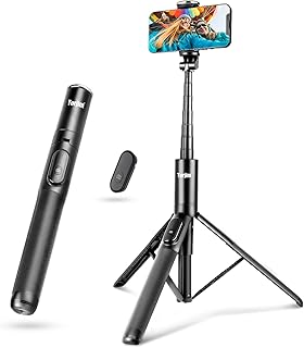Torjim 60” Phone Tripod & Selfie Stick, All in One Extendable Cell Phone Tripod with Remote Shutter for Live Streaming/Video Recording/Photo, Upgraded iPhone Tripod Stand Compatible with iOS/Android