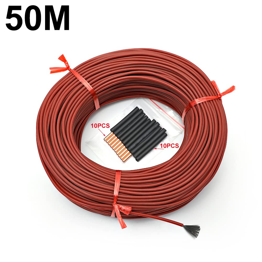 Nuevo autoajuste de Baja Temperatura de la tubería de Drenaje de Agua de deshielo Tropical protección anticongelante del Cable calefactor25 w/m-30m