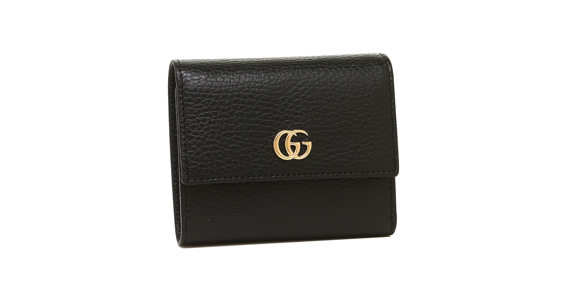 Amazon | グッチ 三つ折り財布 レディース ブラック 546584