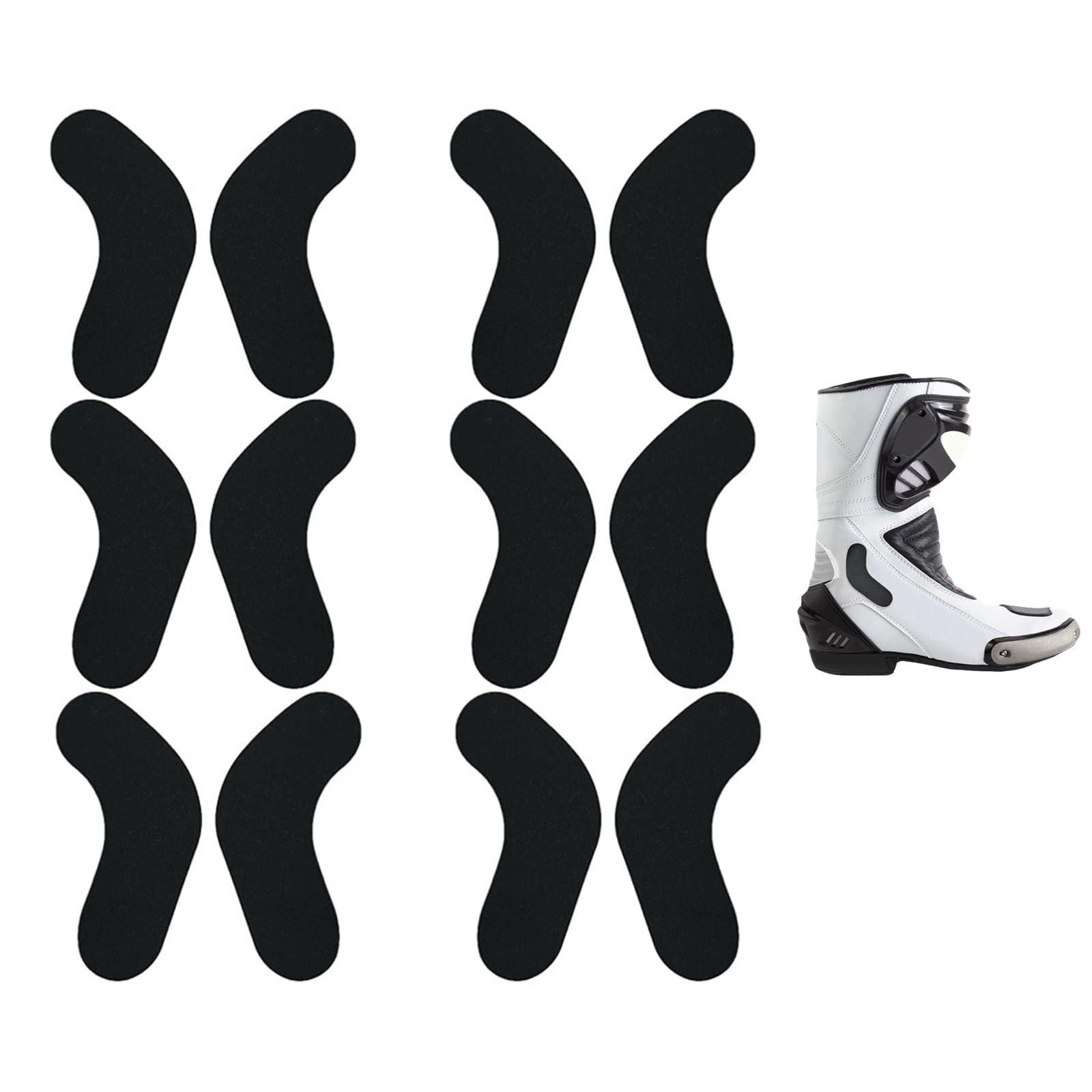 Coussinets D'ajustement Pour Bottes De Snowboard, Ski & Snowboard Boots Fitting Pads, Coussinets Enveloppants Pour Chevilles, Coussinets d'ajustement pour Bottes de Ski, Dimensions 9x2,5x0,3cm