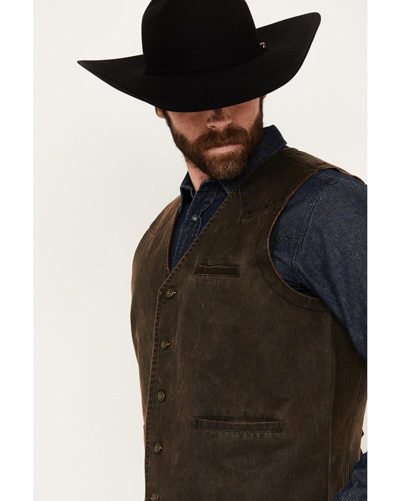 Cody James Men's Pancho Villa Oilskin Button-Front Western