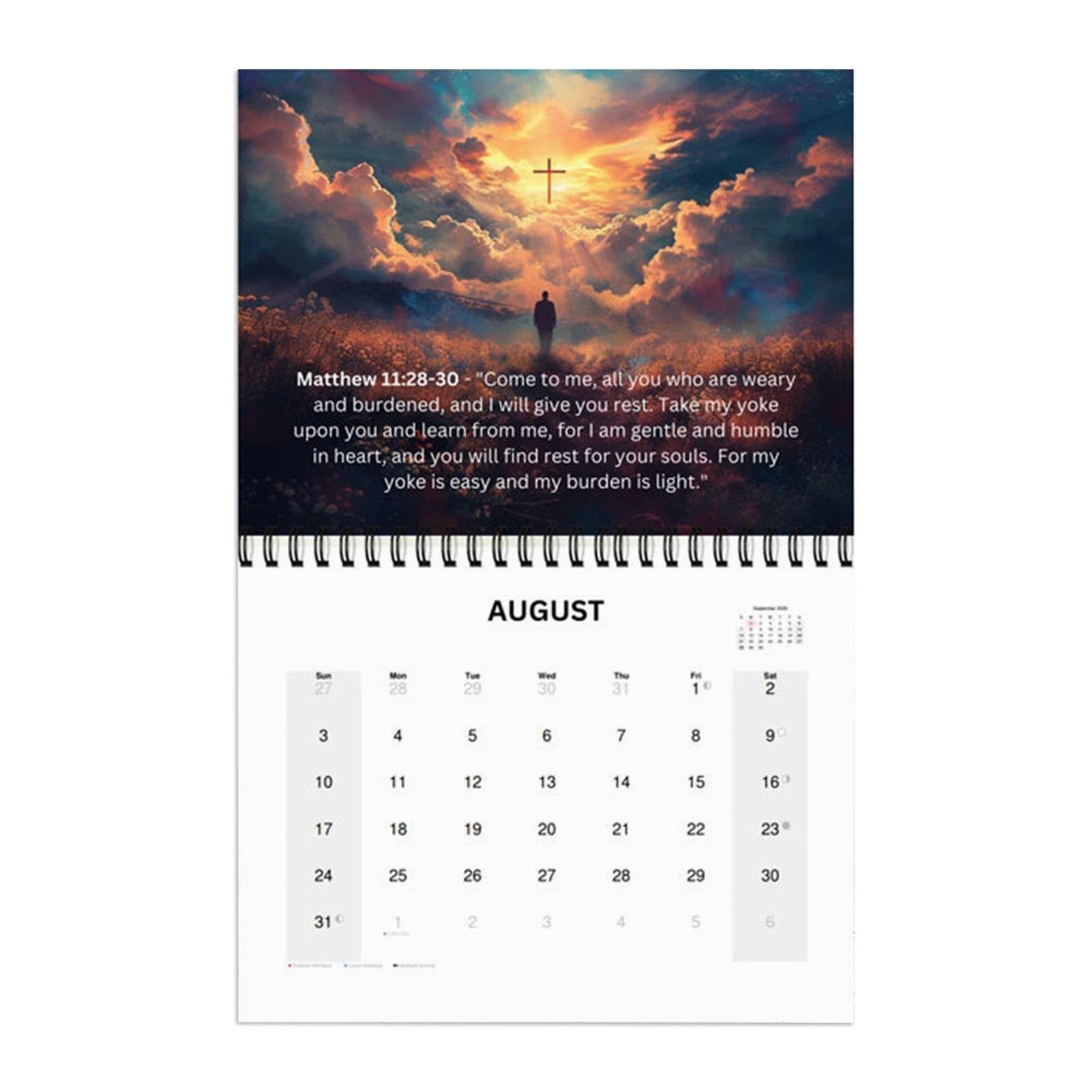 Motivational Calendar 2025 - Bible Verse Monthly Calendar Planner 11.42 X  8.66 Inches,Monthly Schedule Organizer With Motivational Quotes For  Important Events : Amazon.ca: Office Products