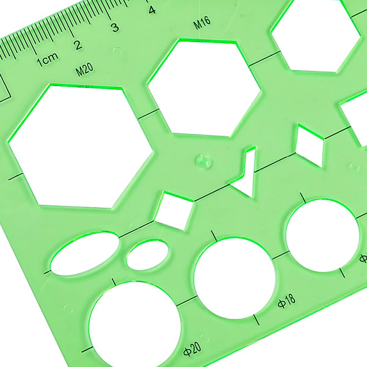 11 Pezzi Modelli di Disegni Geometrici per Disegno Ingegnere Materiale Scolastico