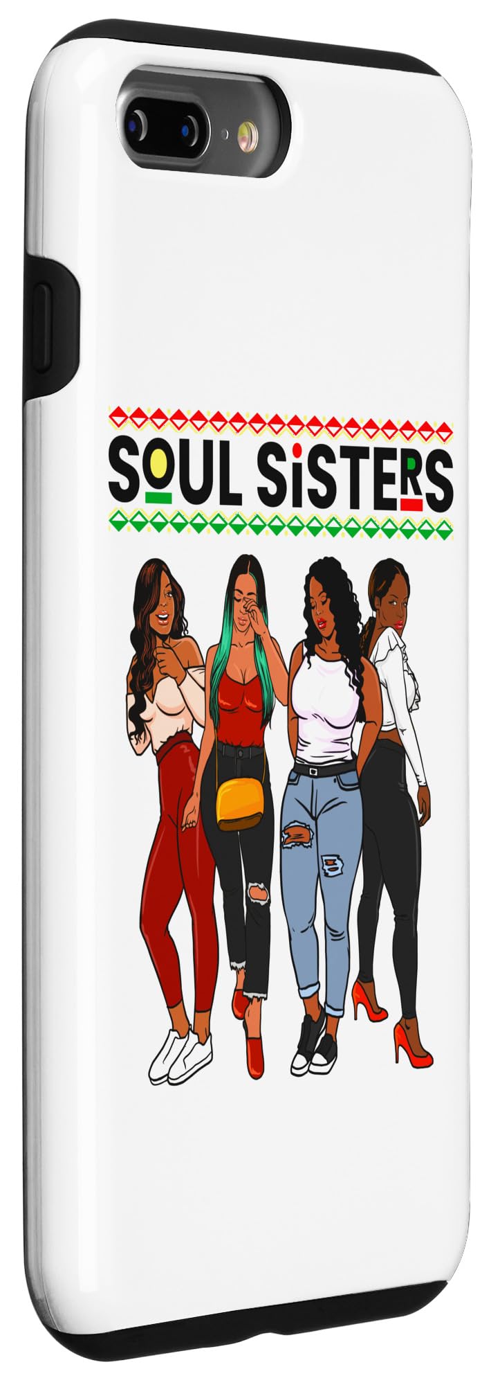 iPhone 7 Plus/8 Plus Soul Sisters Sista Queens Vacation Squads BF Women Crews Fun Case - Image 3