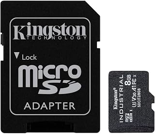 Kingston Industrial microSD - 8GB microSDHC Industrial C10 A1 pSLC Karte + SD-Adapter - SDCIT2/8GB