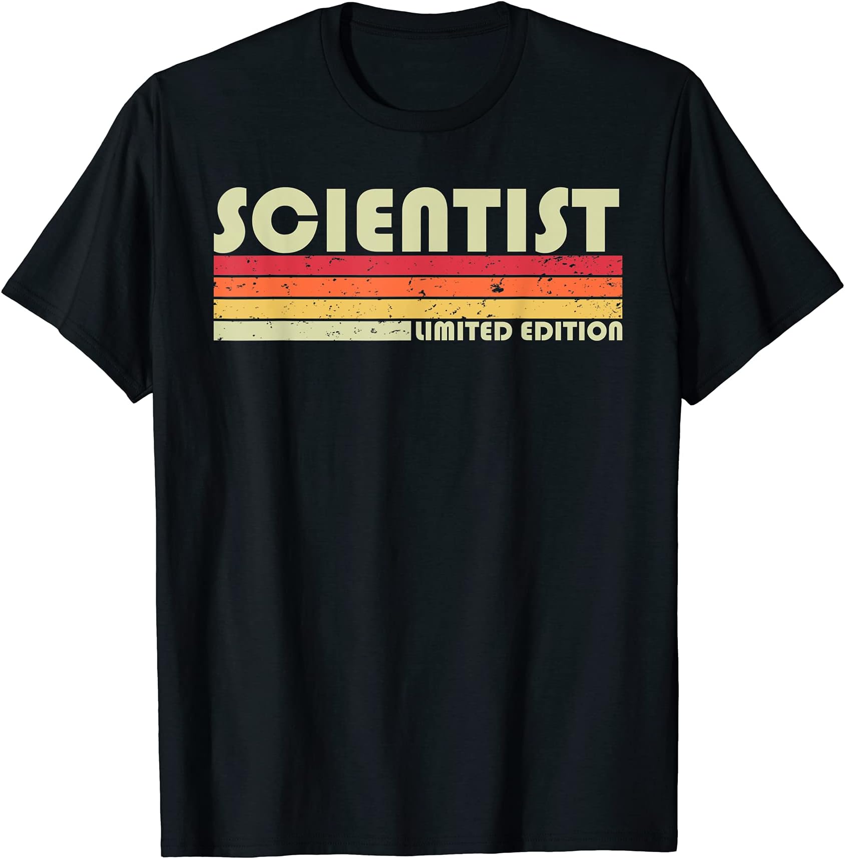 Personal Christmas Retro Vintage Graduation GiftsSCIENTIST Funny Job Title Profession Birthday Worker Idea T-Shirt