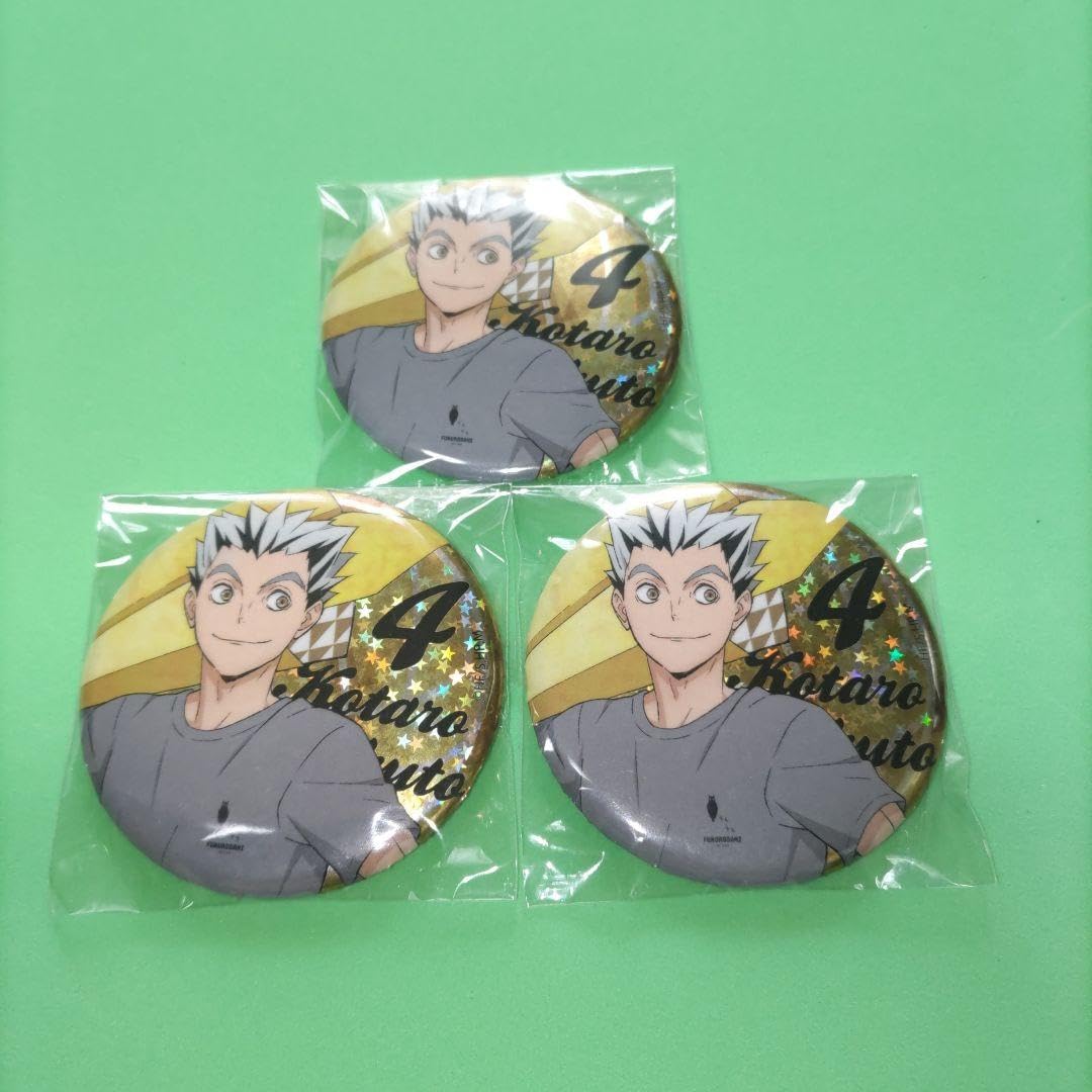 ハイキュー　アニメデッキ　ホログラム缶バッジ　紙飛行機　木兎光太郎 20点 ハイキュー 成田アニメデッキ 赤葦京治 木兎光太郎 ホログラム缶