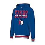 Ultra Game NBA Official Mens Soft Fleece Hoodie Pullover Sweatshirt - Unisex, Philadelphia 76ers, Team Color, XX-Large