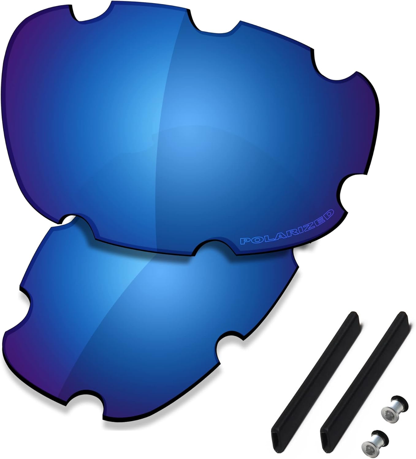 SAUCER Premium Replacement Lenses & Rubber Kits for Oakley Split Jacket Vented OO9099 | UV400 Protection, Anti-Scratch